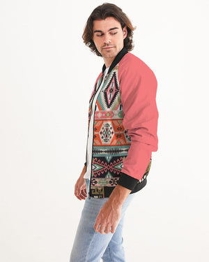 Pink Aztec Men's Bomber Jacket