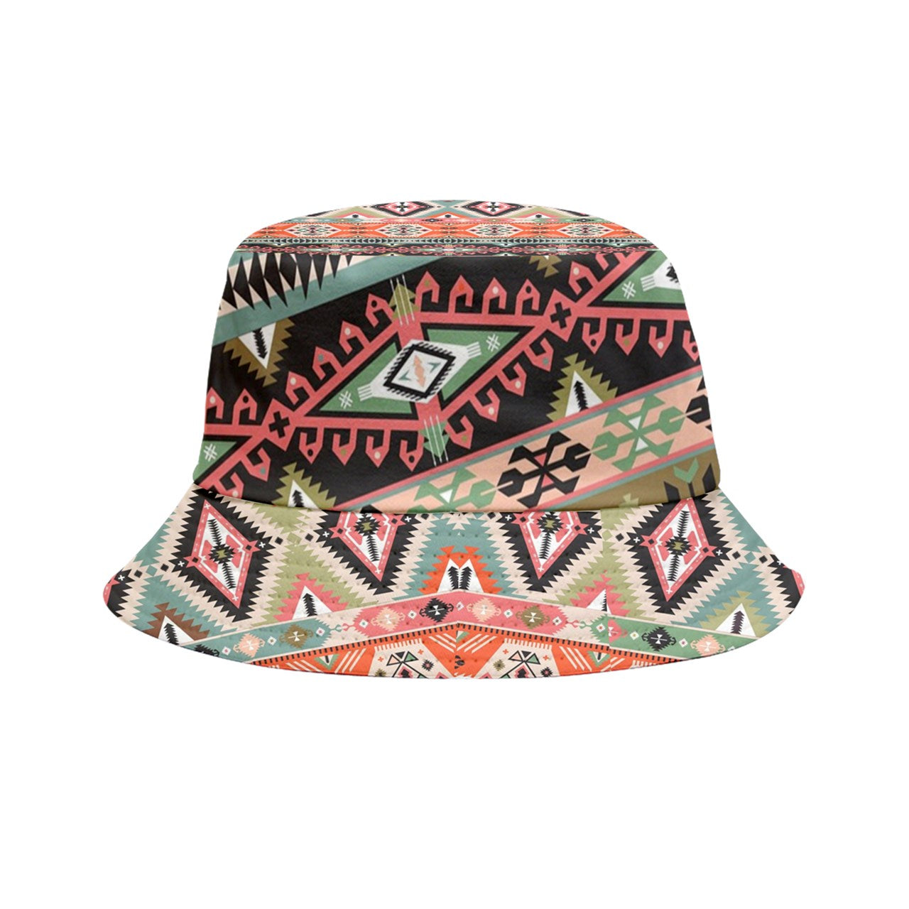 Pink Aztec Reversible Bucket Hat