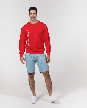 Red Alert Men's Classic French Terry Crewneck Pullover