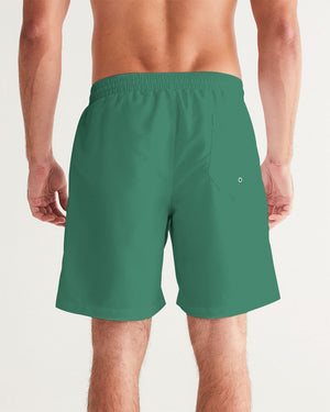 Summer Dark Green Men's Shorts