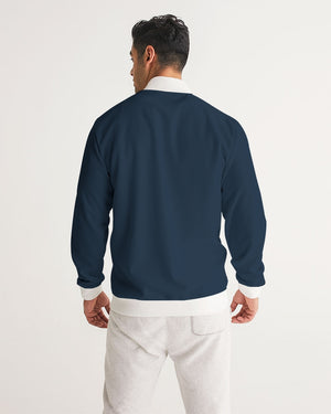 Blue Marina Men's Track Jacket