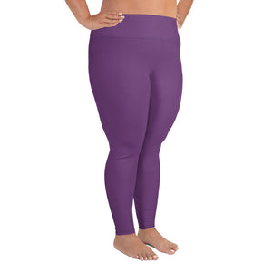 Purple Plus Size Leggings
