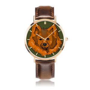 KV Vintage Brown Timepiece